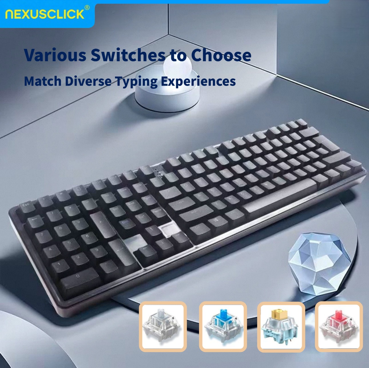 Teclado Mecânico Ergonômico Ne - Gaming Keyboard Number Pad avaliação e preço